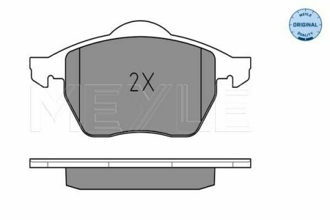 Колодки тормозные (передние) Ford Galaxy 95-15/Seat Alhambra 96-10/VW Sharan 95-10 (Ate)