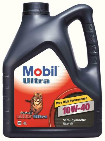 Моторна олива MOBIL Ultra 10W-40, 4 літри