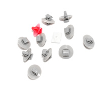 Затискач кріплення молдингу (сіра кліпса) к-т Renault Trafic II + Opel Vivaro A 01->14 / Renault Kangoo + Nissan Kubistar 97->08 Затискач кріплення молдингу (сіра кліпса) к-т Renault Trafic II + Opel Vivaro A 01->14 / Renault Kangoo + Nissan Kubistar 97->08