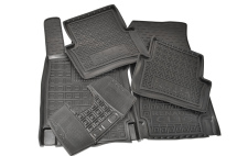 Комплект килимків передніх + задніх (поліуретан) Renault Clio IV *grandtour*