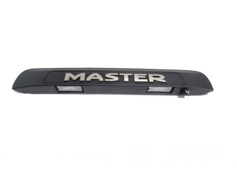 Підсвічування номерного знака (молдинг, пластик з написом MASTER) Renault Master III + Opel Movano B 14->