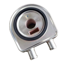 Олійний охолоджувач 47mm (теплообмінник) (на дві трубки) Renault Megane II 1.9dCi / 1.9dTi + 1.9dCi / 1.9dCi