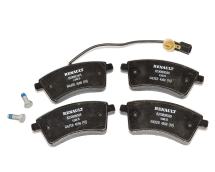 Дисковые тормозные колодки Renault Kangoo II 08-> + Mercedes-Benz Citan 13-> (передние) R15/16 с датчиком