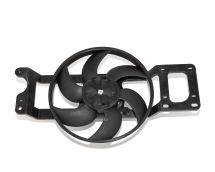 Вентилятор радиатора в корпусе Renault Logan I / Sandero I