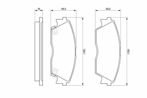 Тормозные колодки HONDA Civic, Prelude