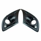 Накладки протитуманних фар переднього бампера (2 шт) з парктроником (до фарбування) Renault Megane III 12->14 Накладки протитуманних фар переднього бампера (2 шт) з парктроником (до фарбування) Renault Megane III 12->14