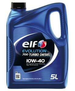 Моторна олива ELF Evolution 700 Turbo Diesel 10W-40, 5 літрів