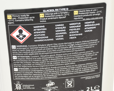 Антифриз RENAULT G11 RX TYPE D (-21C), 2 літра Антифриз RENAULT G11 RX TYPE D (-21C), 2 літра