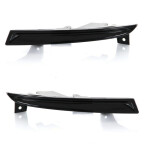 Декоративні накладки переднього бампера, заглушки ходових вогнів (2 шт) Renault Megane III / Fluence *Hatchback*