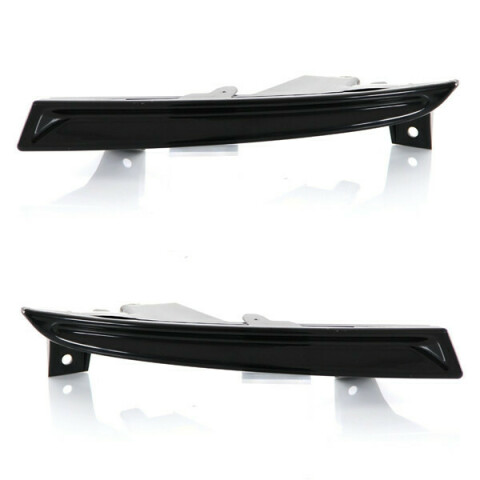 Декоративні накладки переднього бампера, заглушки ходових вогнів (2 шт) Renault Megane III / Fluence *Hatchback*