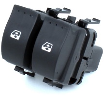 Перемикач склопідйомника (водійський на 2 кнопки) Renault Megane II Перемикач склопідйомника (водійський на 2 кнопки) Renault Megane II