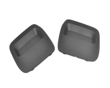 Кришка гака буксирувального Renault Duster 17-(чорний) (к-кт)