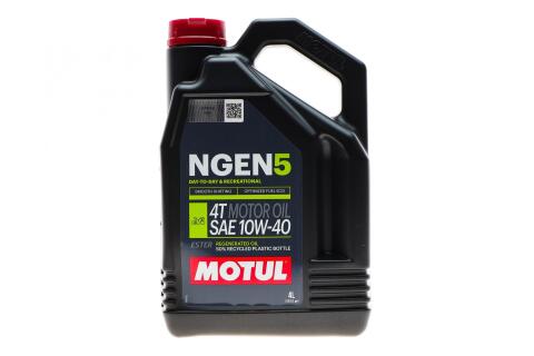 Моторное масло MOTUL NGEN 5 4T 10W-40, 4 литра Моторное масло MOTUL NGEN 5 4T 10W-40, 4 литра