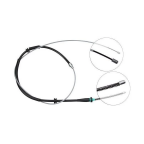 Трос ручного гальма (L/R, лівий/правий) - барабанне гальмо, коротка база R14 Renault Kangoo II 08->14