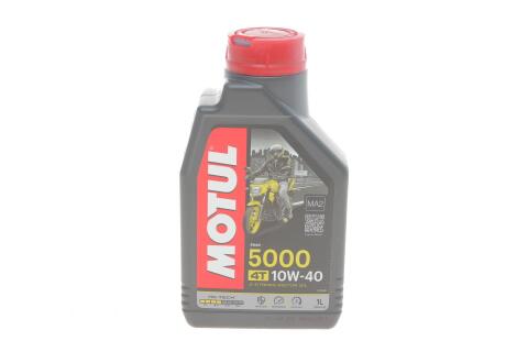 Моторное масло MOTUL 5000 4T 10W-40, 1 литр