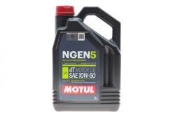 Моторное масло MOTUL NGEN 5 10W-50 4T, 4 литра