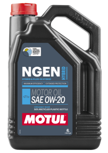 Моторна олива MOTUL NGEN Hybrid 0W-20, 4 літри