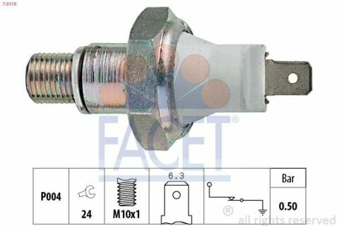 Датчик давления масла Ford Scorpio/Land Rover 2.4/2.5 TD/TDI 85-01