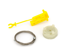 Ремкомплект склопідйомника (L, лівого) Renault Trafic II + Opel Vivaro A 01->14 Ремкомплект склопідйомника (L, лівого) Renault Trafic II + Opel Vivaro A 01->14