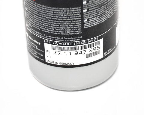 Гальмівна рідина RENAULT DOT 5.1 BRAKE FLUID, 0,5 літра Гальмівна рідина RENAULT DOT 5.1 BRAKE FLUID, 0,5 літра