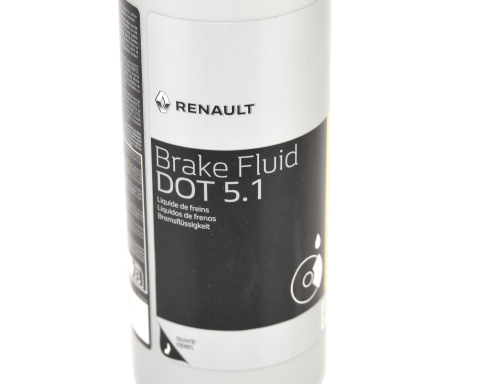 Гальмівна рідина RENAULT DOT 5.1 BRAKE FLUID, 0,5 літра Гальмівна рідина RENAULT DOT 5.1 BRAKE FLUID, 0,5 літра