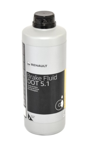 Гальмівна рідина RENAULT DOT 5.1 BRAKE FLUID, 0,5 літра Гальмівна рідина RENAULT DOT 5.1 BRAKE FLUID, 0,5 літра