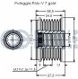 Шків генератора qashqai / qashqai +2 i 07-, np300 navara (d40) 3.0 dci 4wd, фото 2 - інтерент-магазин Auto-Mechanic