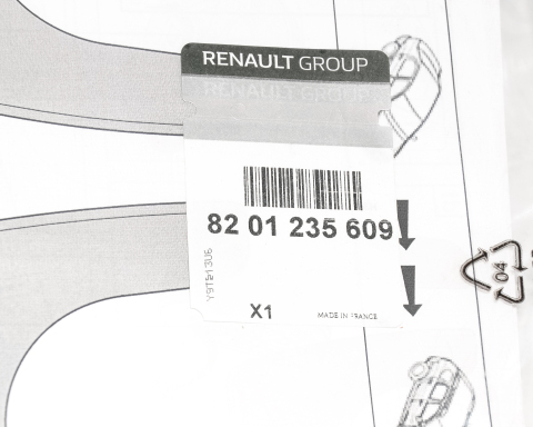 Бризговики передні (комплект) Renault Logan I + II / Duster I