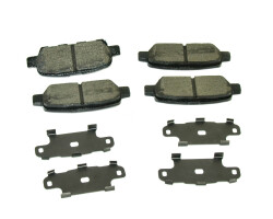 Колодки гальмівні (задні) Renault Koleos/Nissan Juke/Qashqai/X-Trail/Suzuki 08- (Akebono)