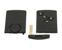 Корпус ключ карти на 4 кнопки Renault Logan / Renault Clio / Renault Megane / Renault Scenic / Renault Koleos