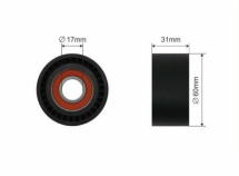 Направляющий ролик ремня генератора Renault Trafic II + Opel Vivaro A 01->06 1.9dCi (+AC) / 1.9dCi + 2.2dCi + 2.5dCi