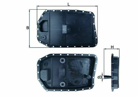 Фильтр АКПП BMW 3 (E90)/5 (E60) 01- (с поддоном в сборе)