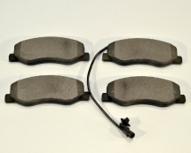 Дискові гальмівні колодки (задні) 163 мм. з датчиком Renault Master III + Opel Movano B 10-> RWD зі здвоєним колесом Дискові гальмівні колодки (задні) 163 мм. з датчиком Renault Master III + Opel Movano B 10-> RWD зі здвоєним колесом