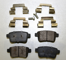 Дискові гальмівні колодки (задні) Renault Kangoo II 08-> + Mercedes-Benz Citan 13->