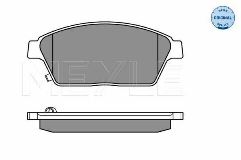 Колодки тормозные (передние) Opel Astra J/Zafira C/Chevrolet Cruze 09-