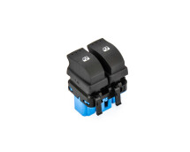 Перемикач склопідйомника (водійський на 2 кнопки, зі звичайним електроприводом) Renault Trafic II