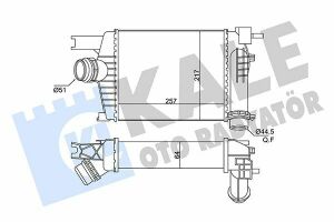 KALE RENAULT Інтеркулер Captur,Clio IV 1.5dCi 12-,Duster 1.2TCe 13-