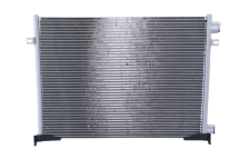 Радіатор кондиціонера Renault Trafic II + Opel Vivaro A 06->11 2.0dCi (версія з двома випарниками) (610x435x16)