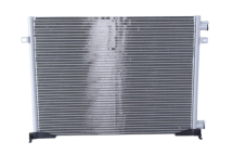 Радіатор кондиціонера Renault Trafic II + Opel Vivaro A 01->06 1.9dCi + 2.0 (610x441x6)