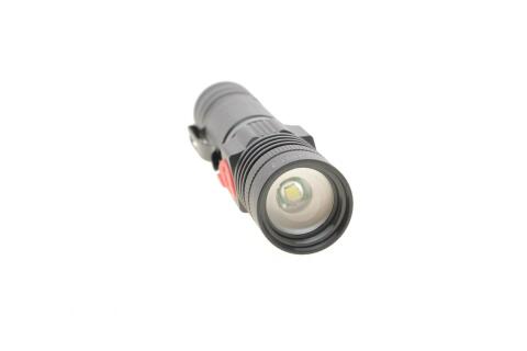 Фонарик аккумуляторный 800Lm 2IN1 CREE T6 LED+COB/10W (USB)