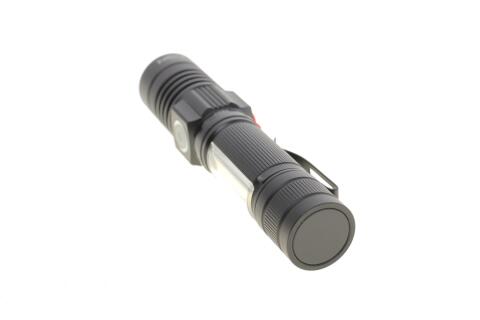Фонарик аккумуляторный 800Lm 2IN1 CREE T6 LED+COB/10W (USB)