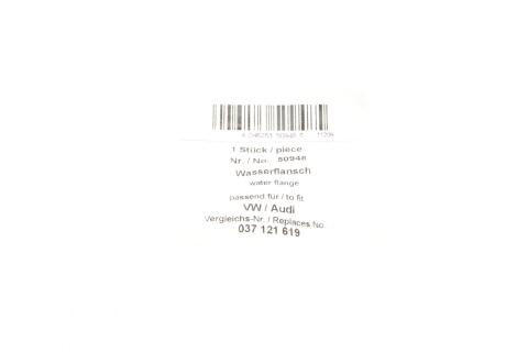 Фланець системи охолодження VW Passat/Polo/Golf IV 1.6-2.0/1.9D/TD 88-02 Фланець системи охолодження VW Passat/Polo/Golf IV 1.6-2.0/1.9D/TD 88-02