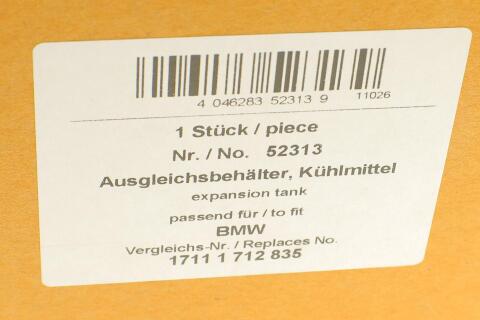 Бачок розширювальний BMW 3 (E36)/5 (E39) 2.0i 91- (M52/M43) Бачок розширювальний BMW 3 (E36)/5 (E39) 2.0i 91- (M52/M43)