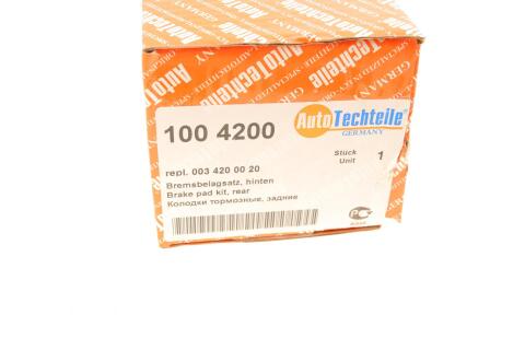 Колодки тормозные (задние) MB Vito (W638) TDI 96-(Ate) (4200)