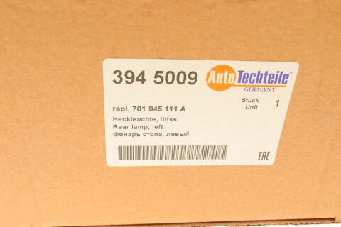 Ліхтар задній VW T4 97-02 (L) (9450.09)