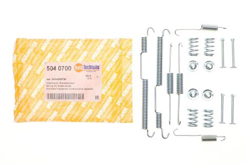 Комплект пружинок колодок ручника Fiat Ducato 94- (250x56) (Bendix) Комплект пружинок колодок ручника Fiat Ducato 94- (250x56) (Bendix)