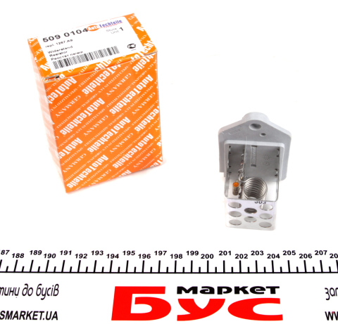 Реостат пічки Citroen Berlingo/Peugeot Partner 96-07 (0,54 Om) Реостат пічки Citroen Berlingo/Peugeot Partner 96-07 (0,54 Om)