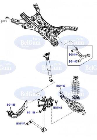 Сайлентблок тяги (задней/поперечной) Mazda 3/6/CX-5 11-