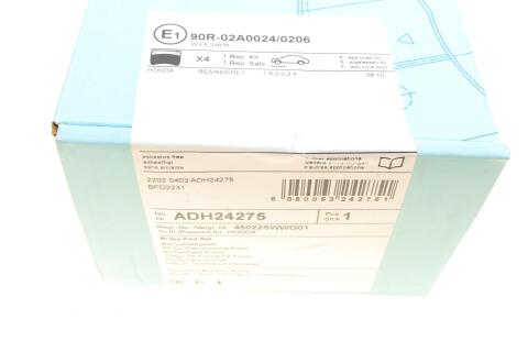 Колодки гальмівні (передні) Honda CR-V III/IV 06- Колодки гальмівні (передні) Honda CR-V III/IV 06-