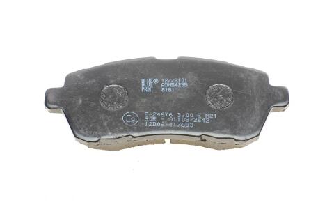 Колодки тормозные (передние) Ford Fiesta 08-/Mazda 2 07-15 (TRW)